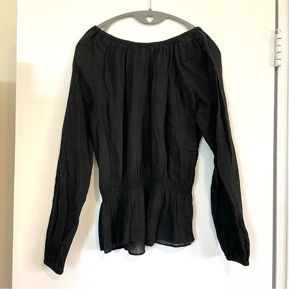 Michael Kors Embroidered Peasant Top - Picture 2 of 4